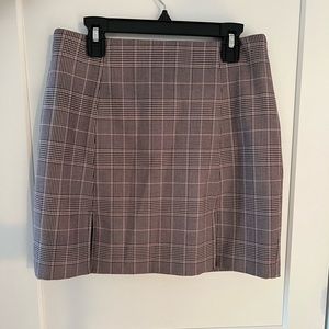 Aritzia-Sunday Best Plaid Mini Skirt